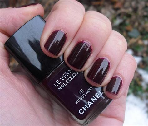 chanel rouge noir nagellak|chanel longwear nail color.